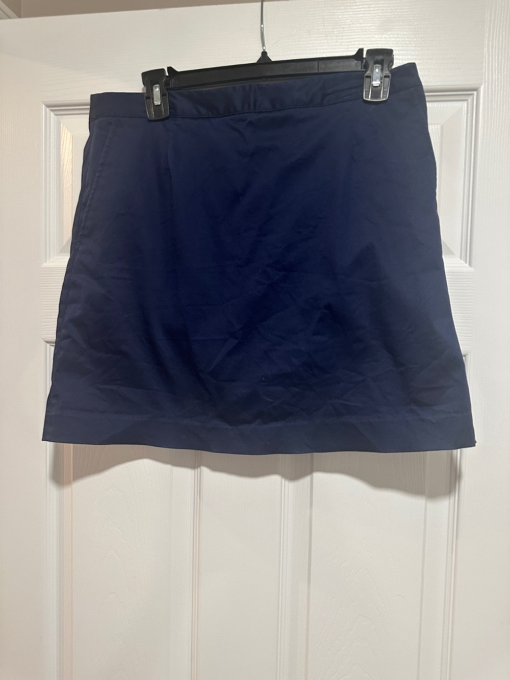 Women's Navy Skort - Clean A-Line Performance Style